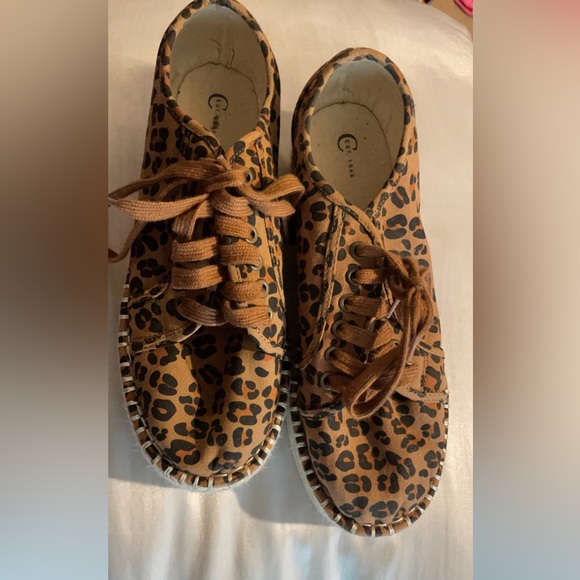 Cheetah print platforms - Picture 2 of 3